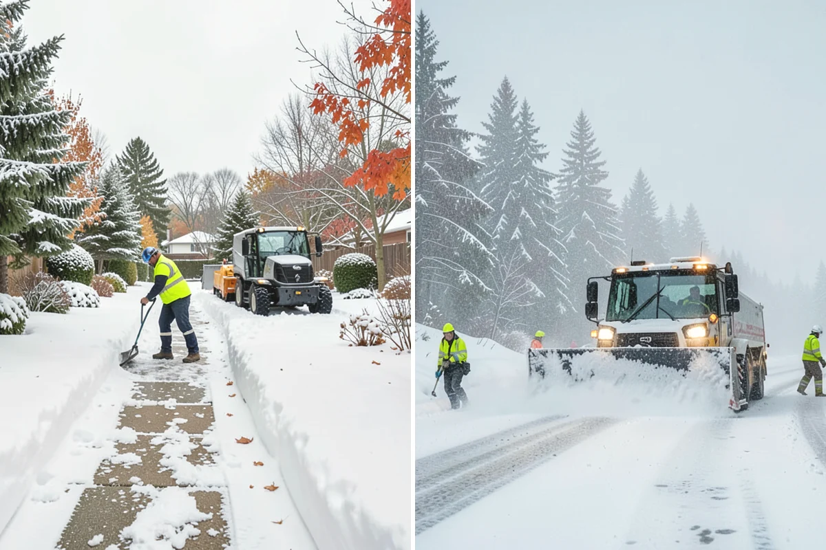 Sidewalk Ice Removal in Anacortes, Skagit County, WA - We identify bonded ice from refreeze cycles