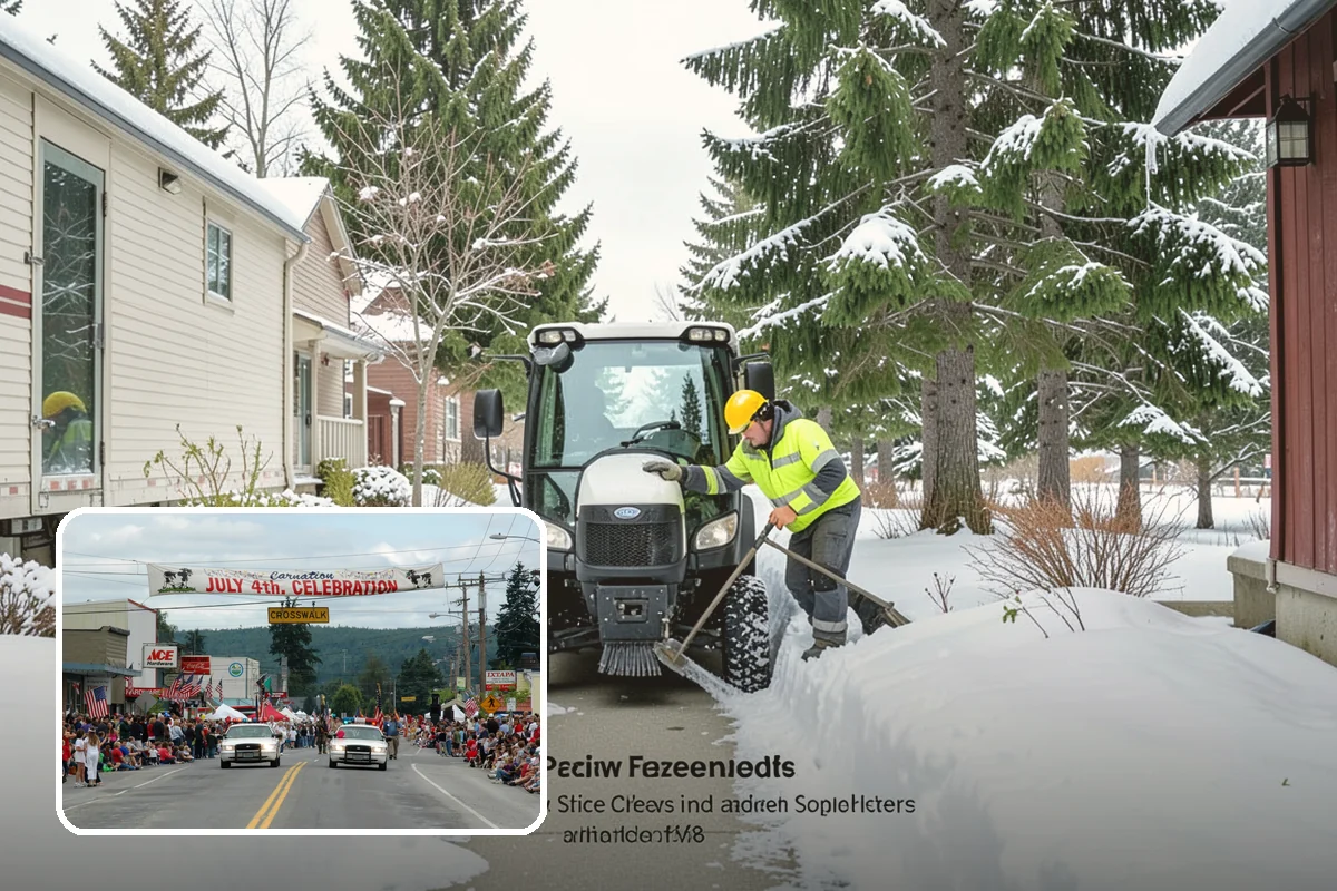 Sidewalk Ice Removal in Carnation, King County, WA - Removes bonded ice deicer is slow to lift