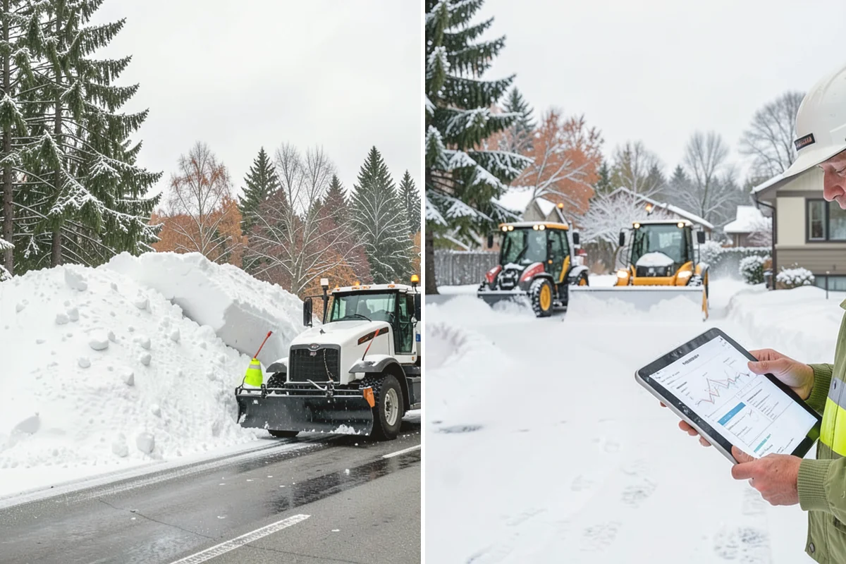 Sidewalk Ice Removal in Carnation, King County, WA - We identify bonded ice from refreeze cycles