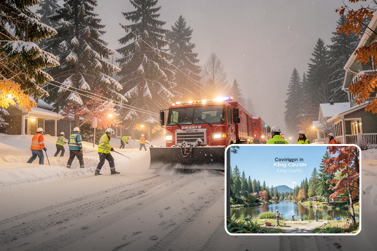Sidewalk Ice Removal in Covington, King County, WA - Removes bonded ice deicer is slow to lift
