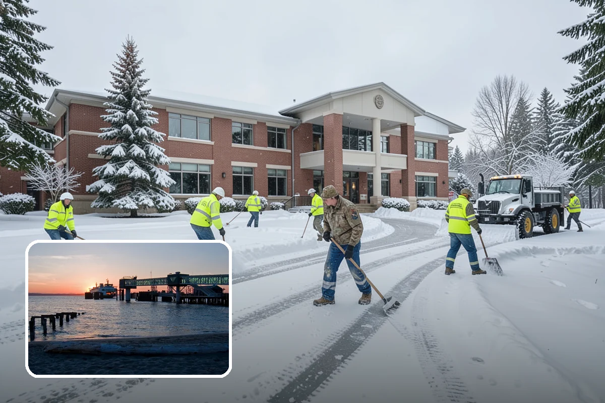 Sidewalk Ice Removal in Edmonds, Snohomish County, WA - Removes bonded ice deicer is slow to lift