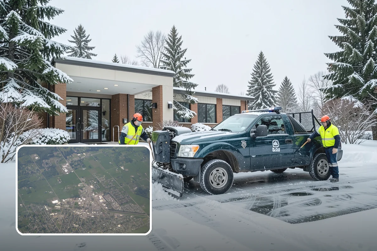 Sidewalk Ice Removal in Enumclaw, King County, WA - Removes bonded ice deicer is slow to lift