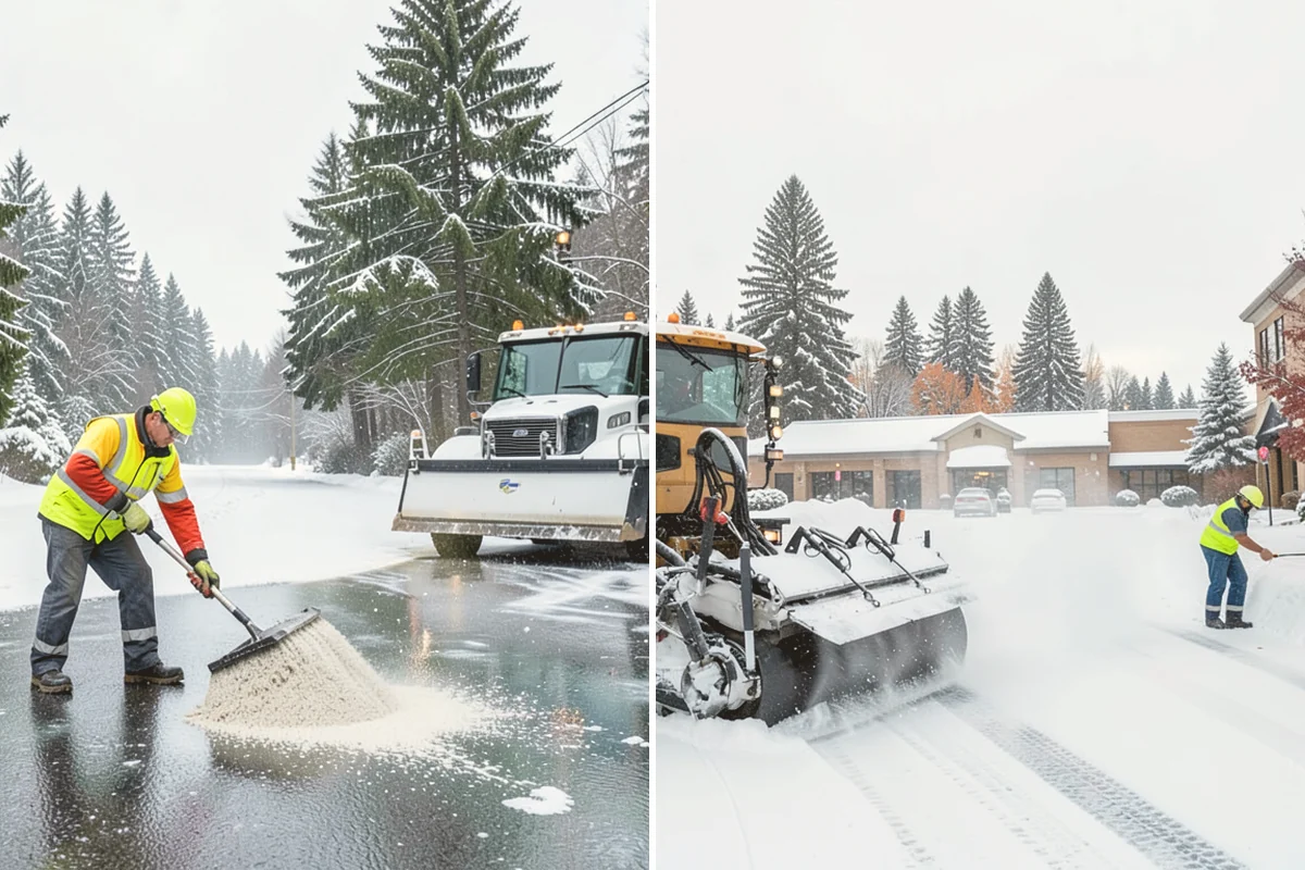 Sidewalk Ice Removal in Index, Snohomish County, WA - We identify bonded ice from refreeze cycles