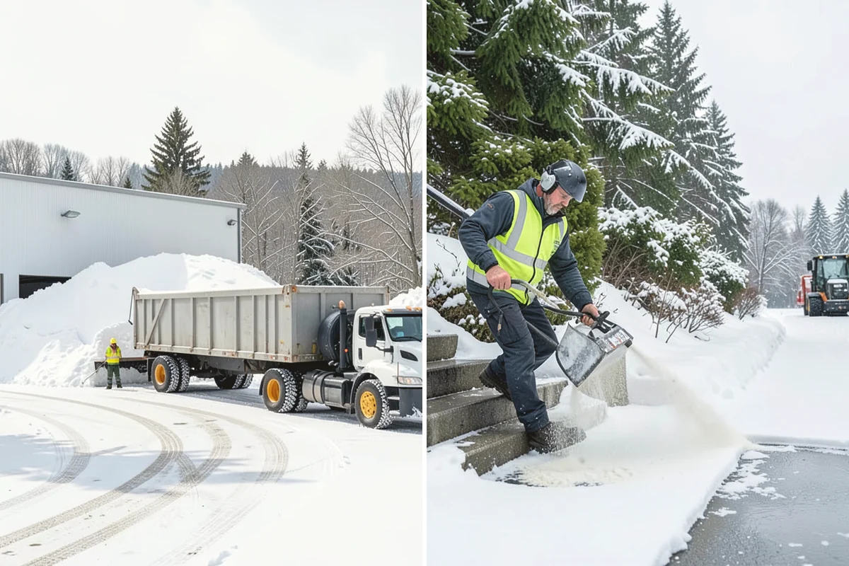 Sidewalk Ice Removal in Issaquah, King County, WA - We identify bonded ice from refreeze cycles