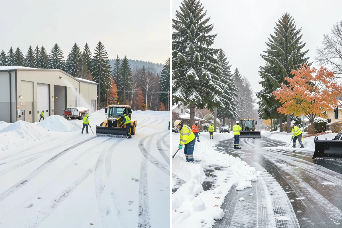 Sidewalk Ice Removal in Lake Stevens, Snohomish County, WA - We identify bonded ice from refreeze cycles