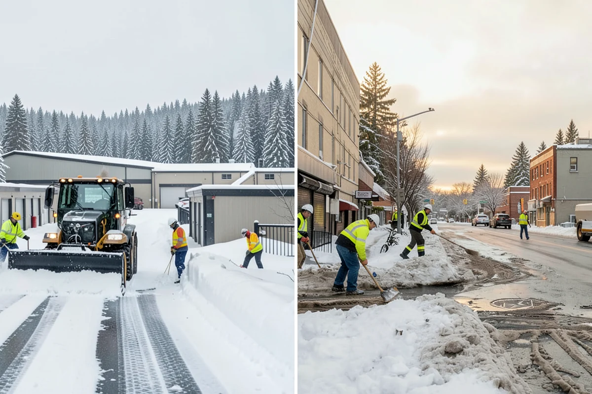 Sidewalk Ice Removal in Lyman, Skagit County, WA - We identify bonded ice from refreeze cycles