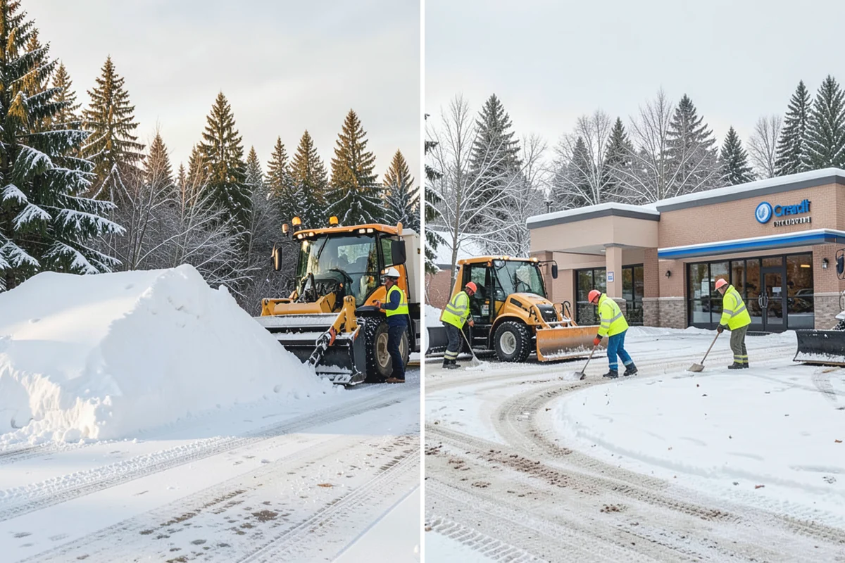 Sidewalk Ice Removal in Marysville, Snohomish County, WA - We identify bonded ice from refreeze cycles