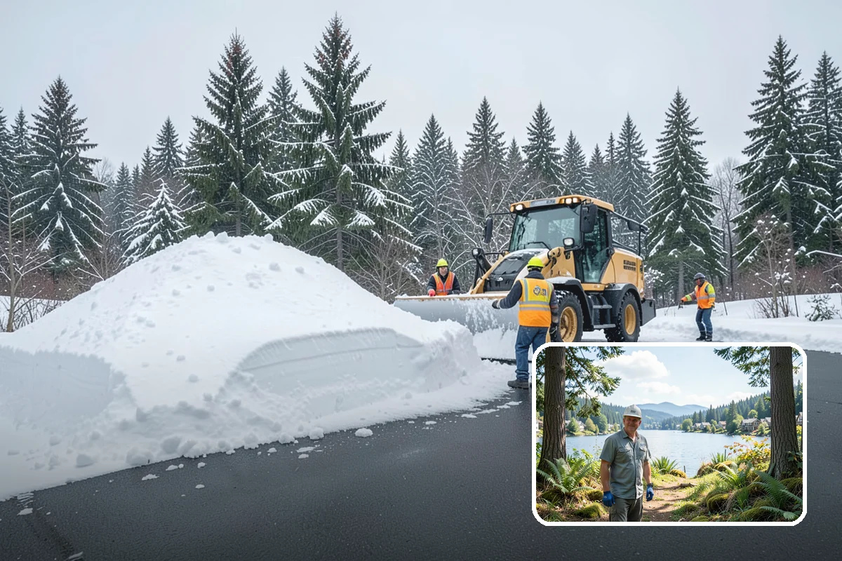 Sidewalk Ice Removal in Milton, King County, WA - Removes bonded ice deicer is slow to lift