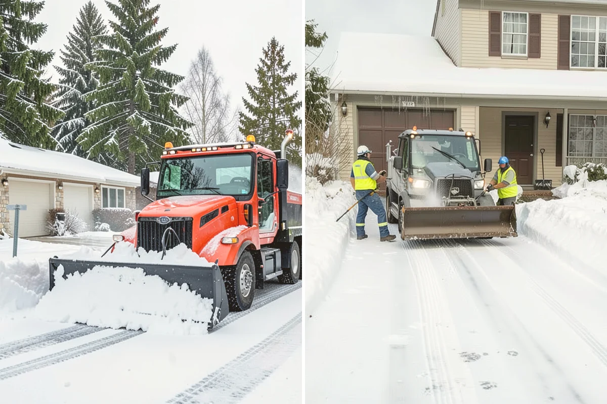 Sidewalk Ice Removal in Milton, King County, WA - We identify bonded ice from refreeze cycles