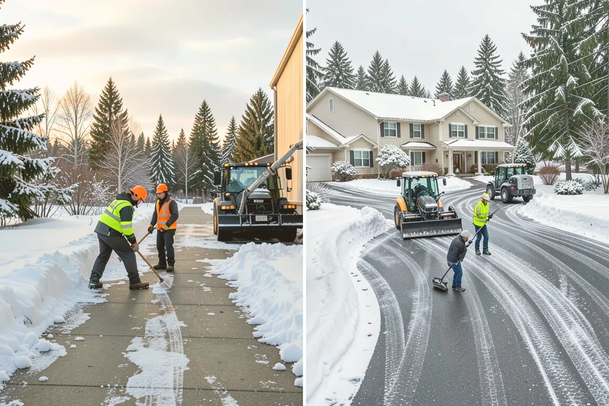 Sidewalk Ice Removal in Mount Vernon, Skagit County, WA - We identify bonded ice from refreeze cycles