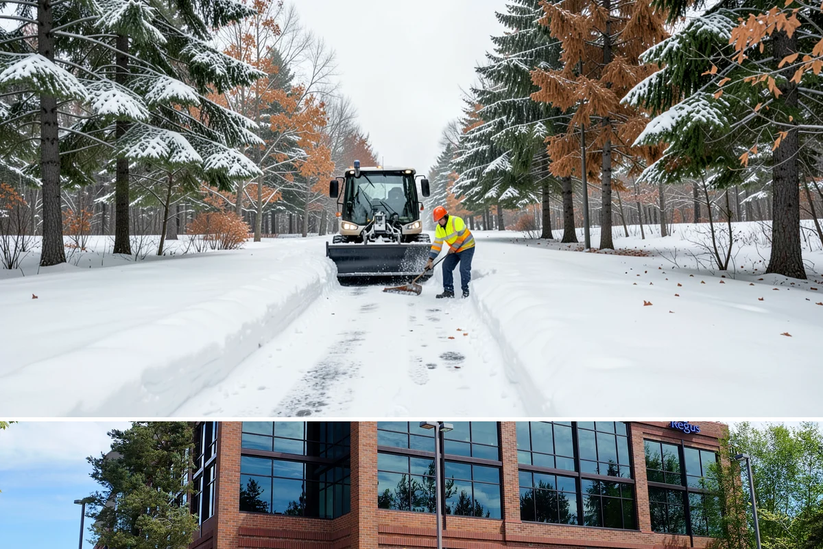 Sidewalk Ice Removal in Mountlake Terrace, Snohomish County, WA - Sidewalk ice removal peaks during freeze-thaw stretches from midwinter into spring.