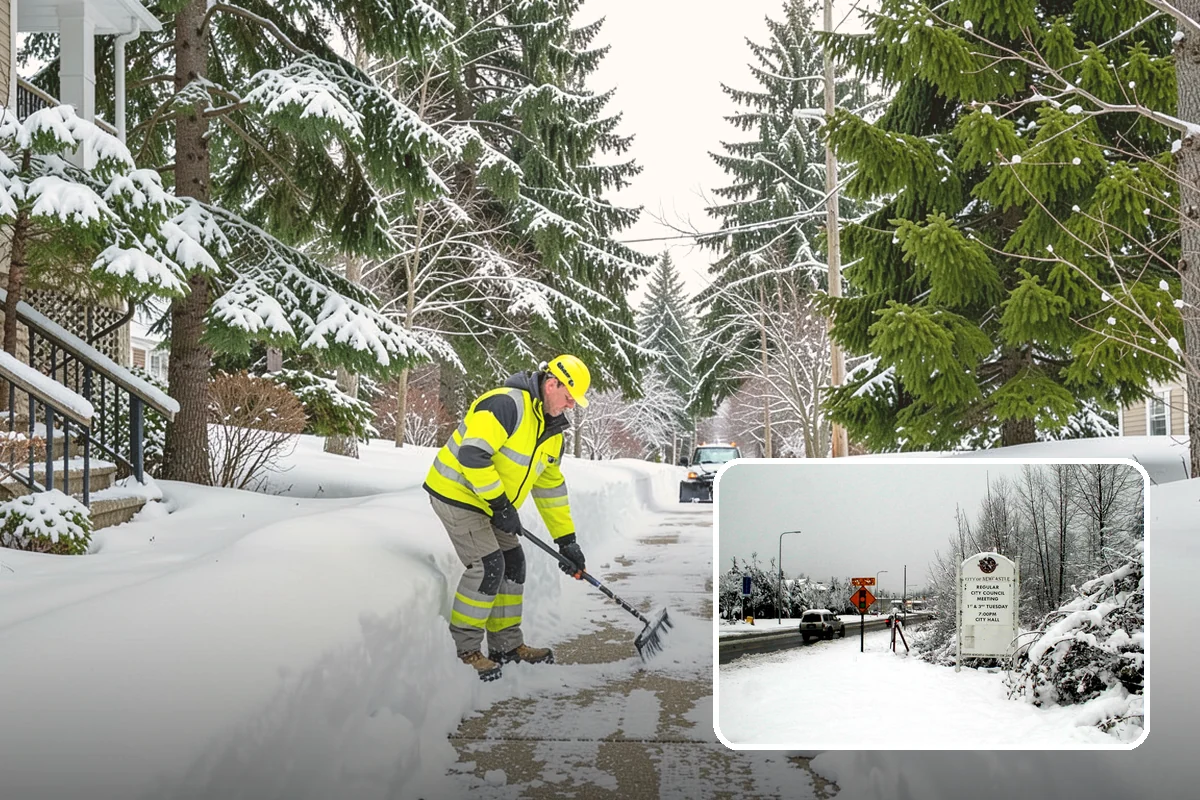 Sidewalk Ice Removal in Newcastle, King County, WA - Removes bonded ice deicer is slow to lift