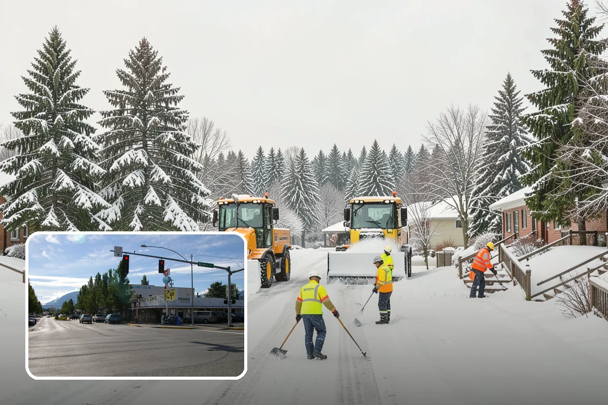 Sidewalk Ice Removal in North Bend, King County, WA - Removes bonded ice deicer is slow to lift