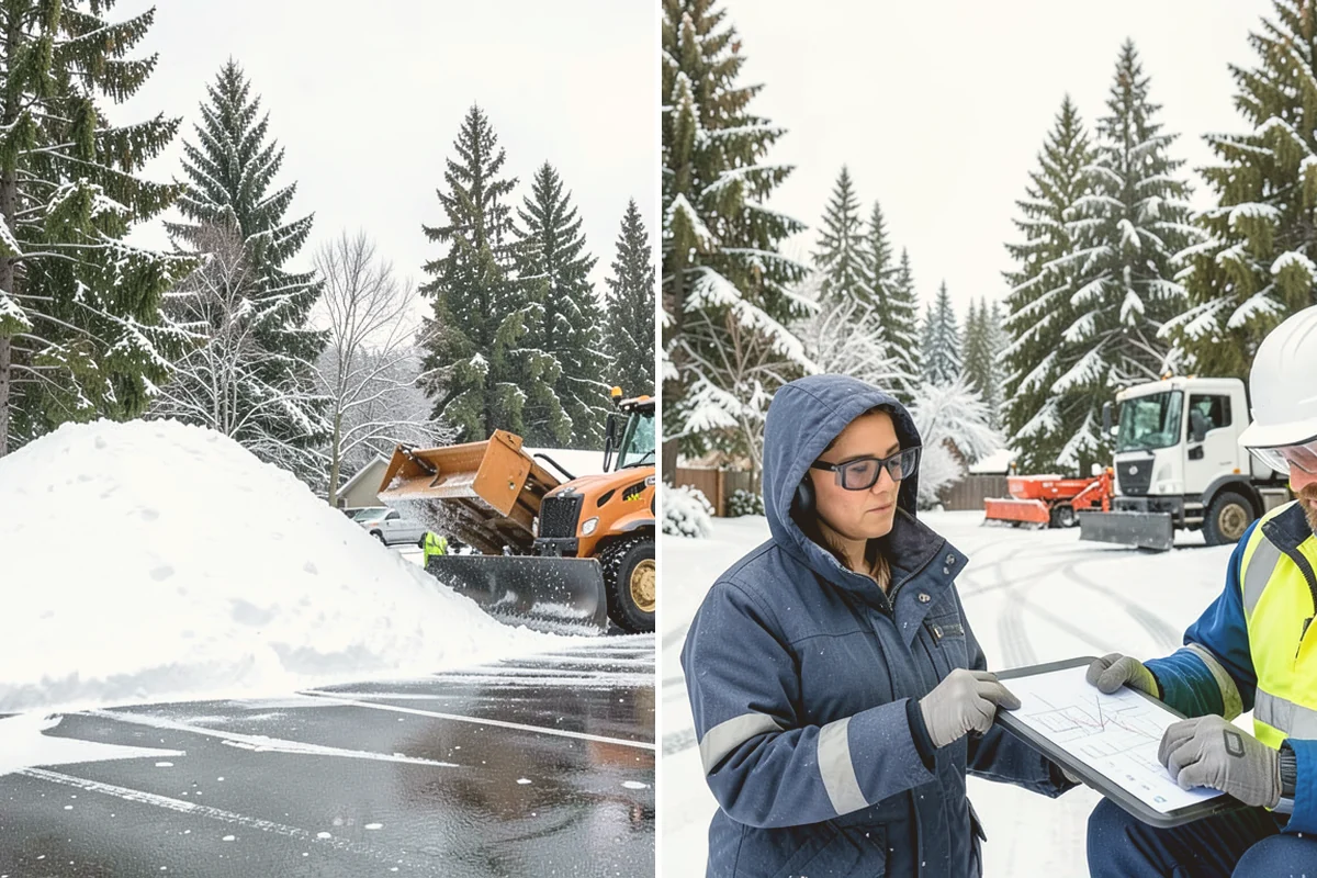Sidewalk Ice Removal in Orting, Pierce County, WA - We identify bonded ice from refreeze cycles