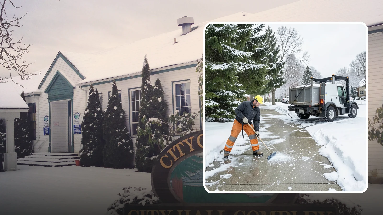 Sidewalk Ice Removal in Pacific, King County, WA - We remove bonded sidewalk ice left by thaw-and-refreeze cycles so walks are truly safe.