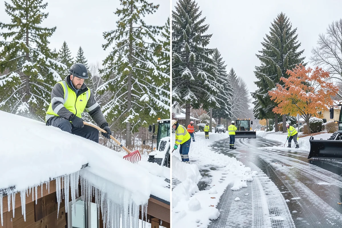 Sidewalk Ice Removal in Redmond, King County, WA - We identify bonded ice from refreeze cycles