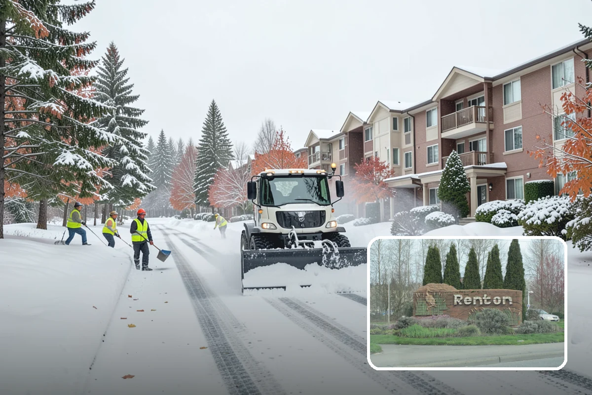 Sidewalk Ice Removal in Renton, King County, WA - Removes bonded ice deicer is slow to lift