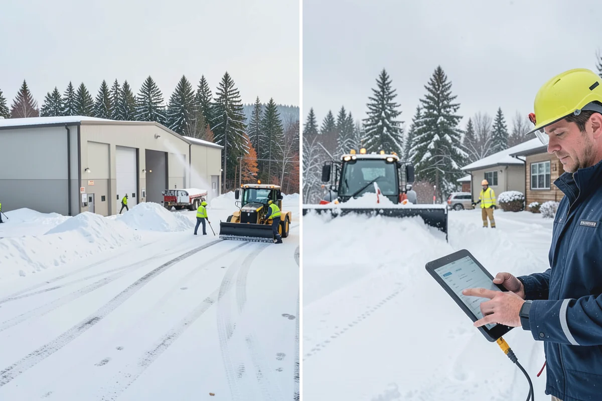 Sidewalk Ice Removal in Wilkeson, Pierce County, WA - We identify bonded ice from refreeze cycles