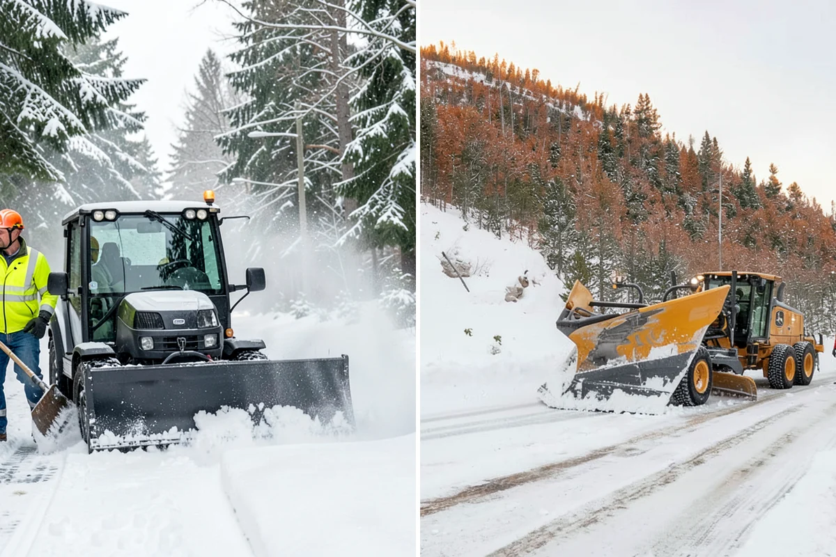 Sidewalk Salting in Arlington, Snohomish County, WA - We confirm temperatures suit salt's melting range