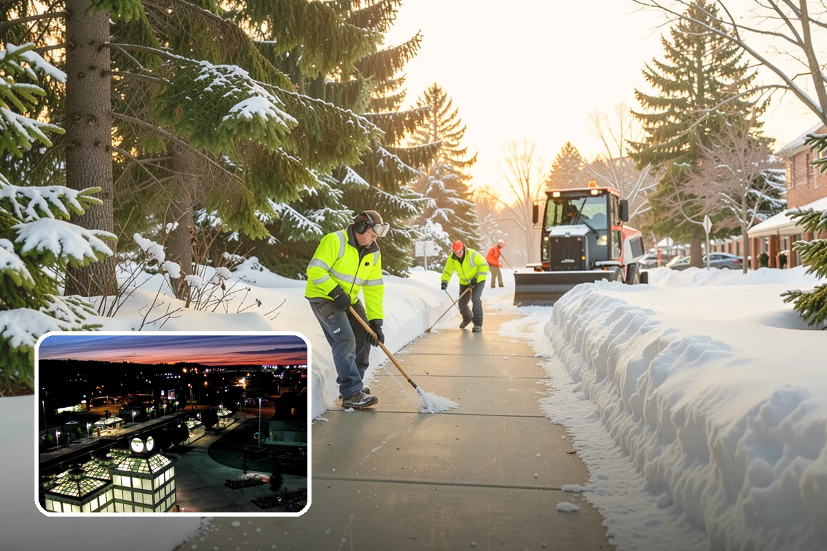 Sidewalk Salting in Auburn, King County, WA - Effective across typical lowland freeze temperatures