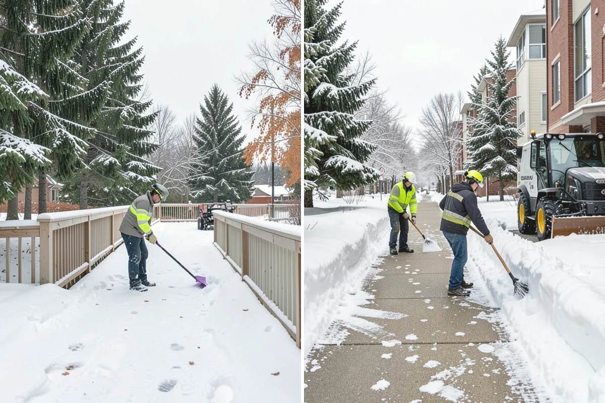 Sidewalk Salting in Black Diamond, King County, WA - We confirm temperatures suit salt's melting range