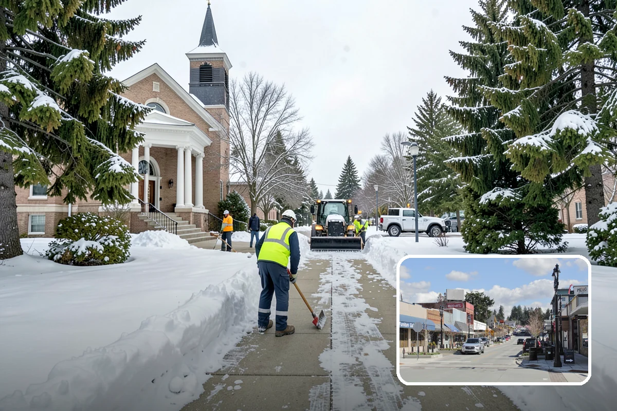 Sidewalk Salting in Bothell, King County, WA - Effective across typical lowland freeze temperatures