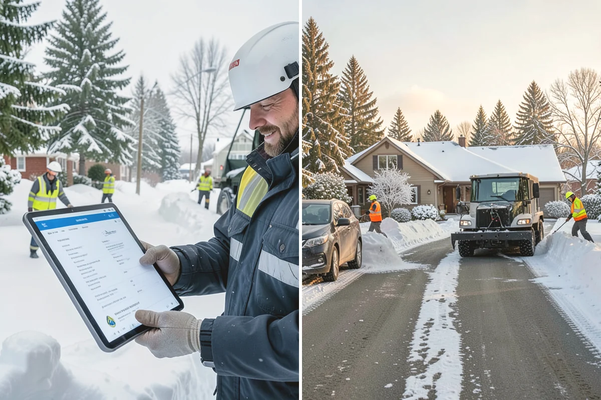 Sidewalk Salting in Carnation, King County, WA - We confirm temperatures suit salt's melting range