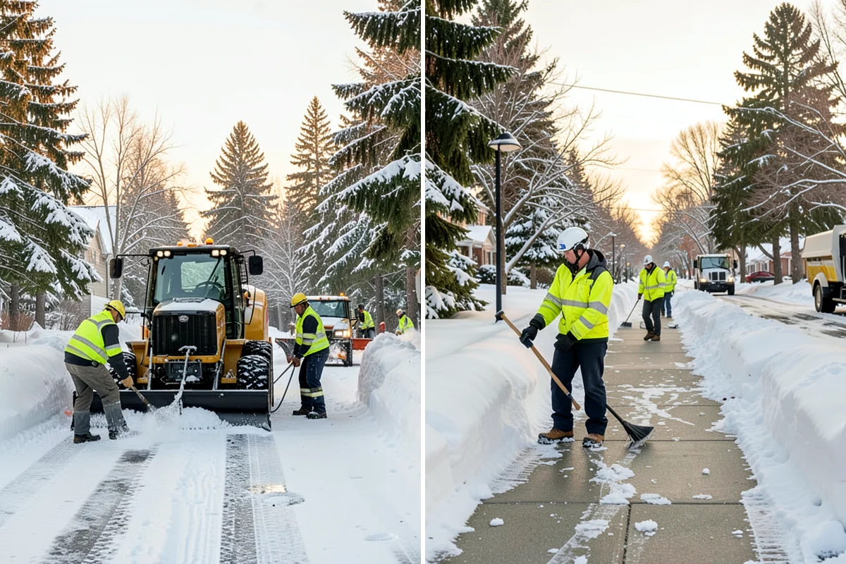 Sidewalk Salting in Clyde Hill, King County, WA - We confirm temperatures suit salt's melting range