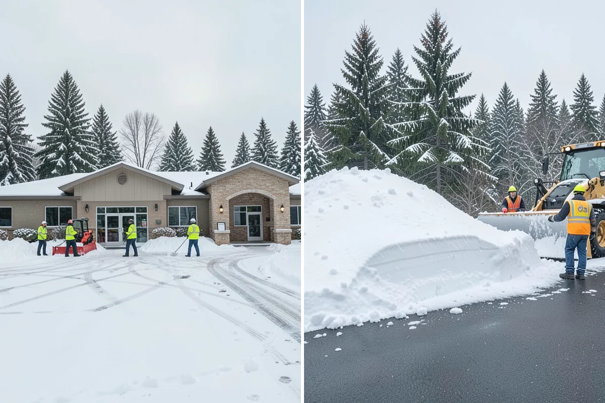 Sidewalk Salting in Coupeville, Island County, WA - We confirm temperatures suit salt's melting range