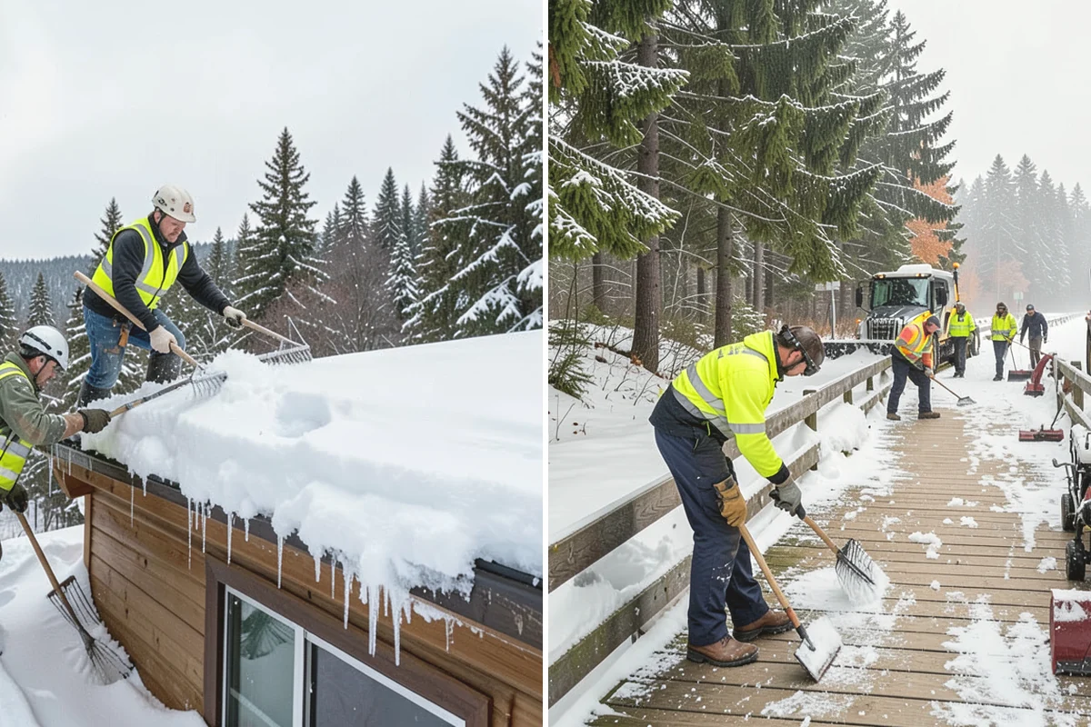Sidewalk Salting in Covington, King County, WA - We confirm temperatures suit salt's melting range