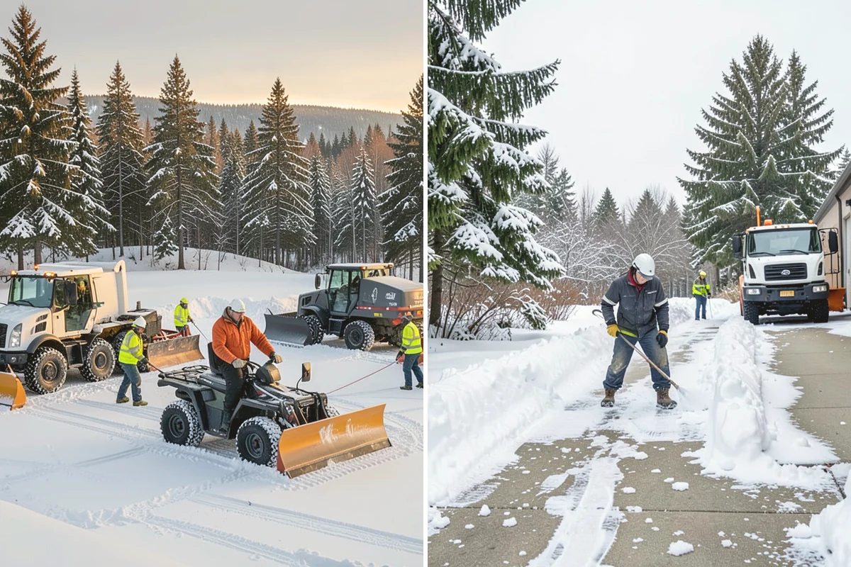 Sidewalk Salting in Duvall, King County, WA - We confirm temperatures suit salt's melting range