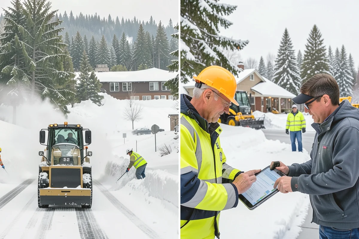 Sidewalk Salting in Edgewood, Pierce County, WA - We confirm temperatures suit salt's melting range