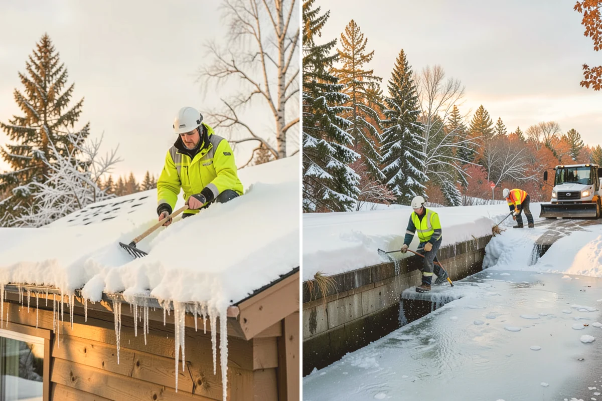 Sidewalk Salting in Edmonds, Snohomish County, WA - We confirm temperatures suit salt's melting range