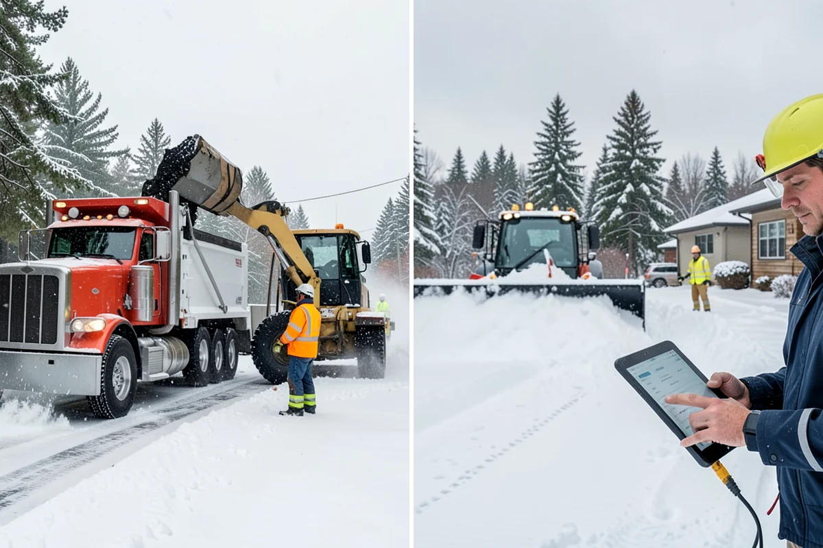 Sidewalk Salting in Enumclaw, King County, WA - We confirm temperatures suit salt's melting range