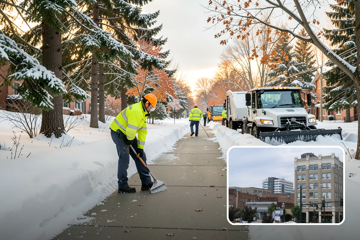Sidewalk Salting in Everett, Snohomish County, WA - Effective across typical lowland freeze temperatures