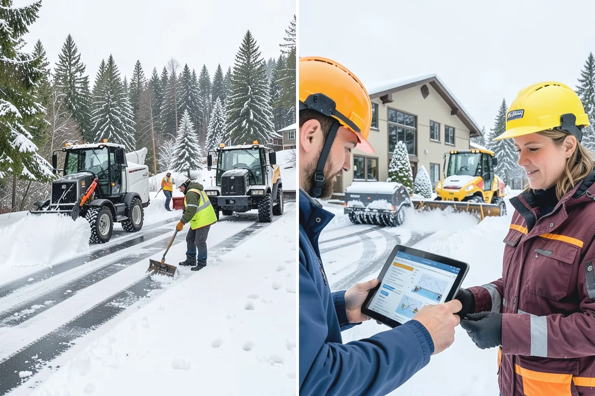 Sidewalk Salting in Gold Bar, Snohomish County, WA - We confirm temperatures suit salt's melting range