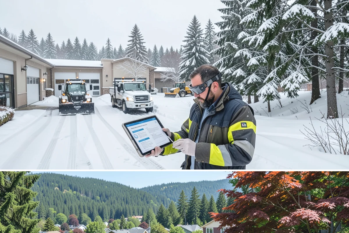 Sidewalk Salting in Index, Snohomish County, WA - Sidewalk salting runs strongest through the midwinter freeze window.