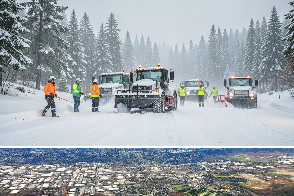 Sidewalk Salting in Kent, King County, WA - Sidewalk salting runs strongest through the midwinter freeze window.