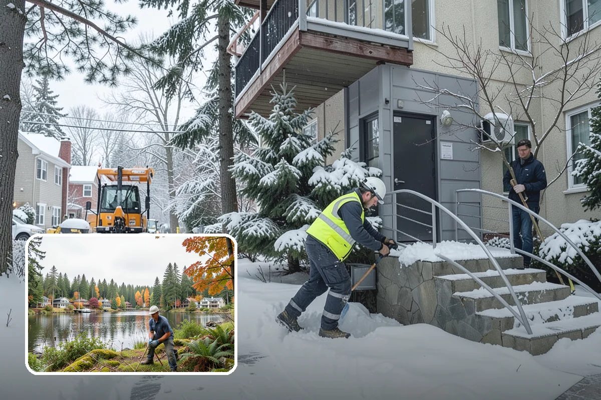 Sidewalk Salting in La Conner, Skagit County, WA - Effective across typical lowland freeze temperatures