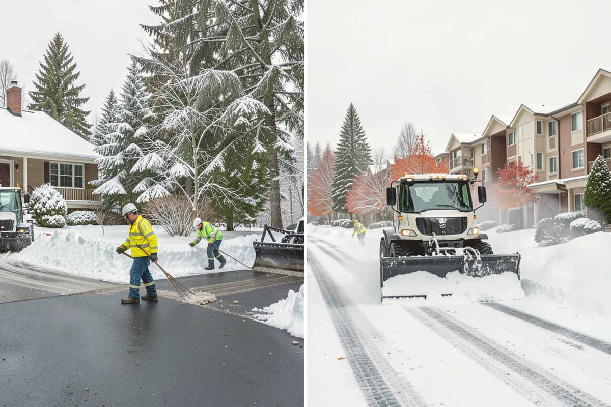 Sidewalk Salting in Langley, Island County, WA - We confirm temperatures suit salt's melting range