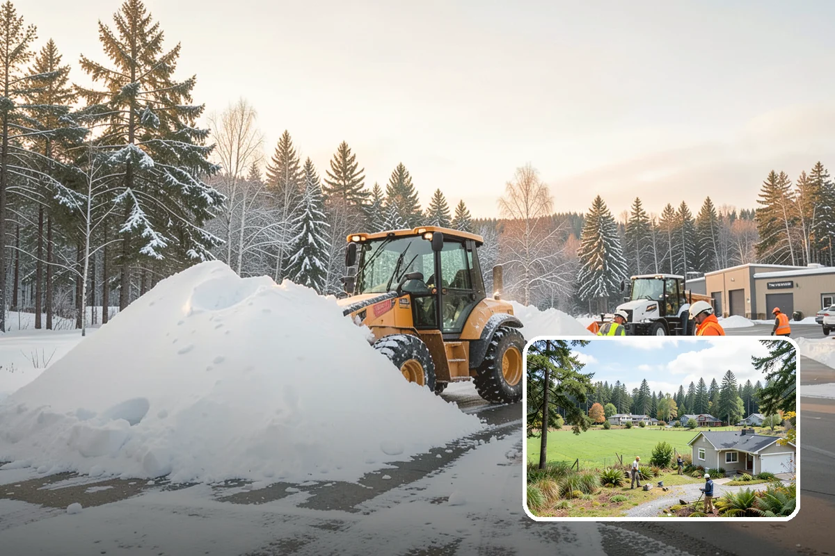 Sidewalk Salting in Lyman, Skagit County, WA - Effective across typical lowland freeze temperatures