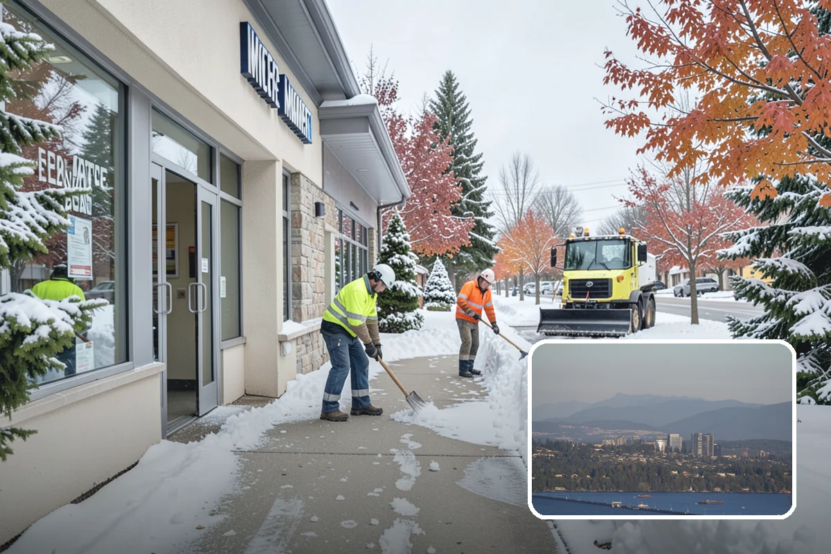 Sidewalk Salting in Medina, King County, WA - Effective across typical lowland freeze temperatures