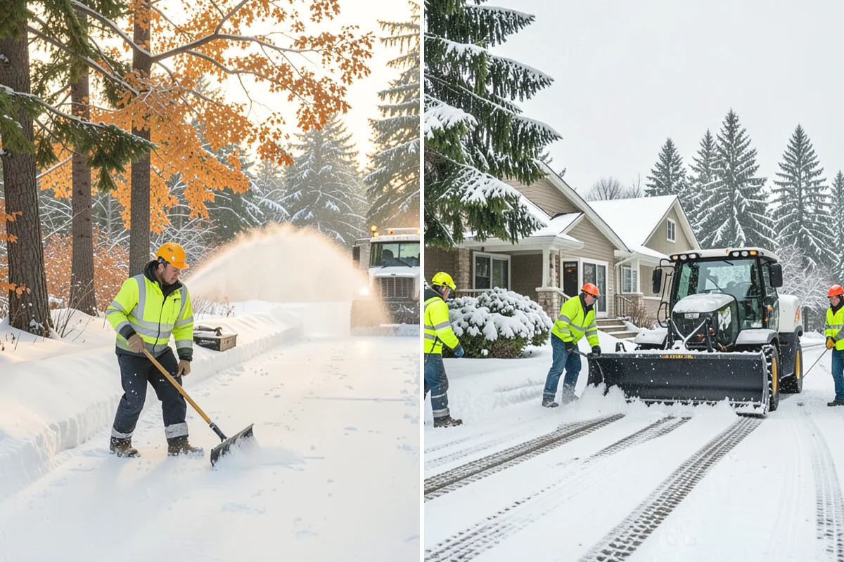 Sidewalk Salting in Mercer Island, King County, WA - We confirm temperatures suit salt's melting range