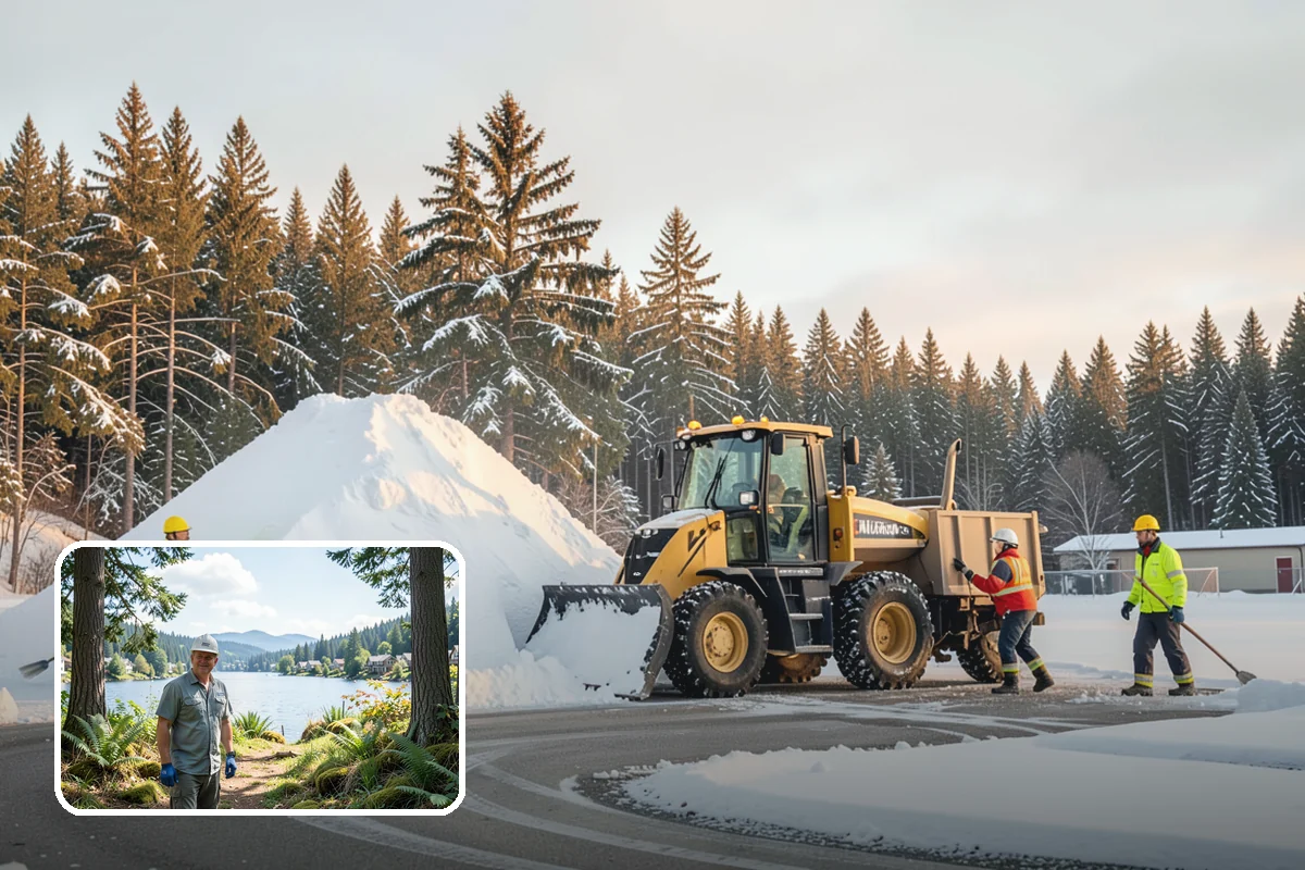 Sidewalk Salting in Milton, King County, WA - Effective across typical lowland freeze temperatures