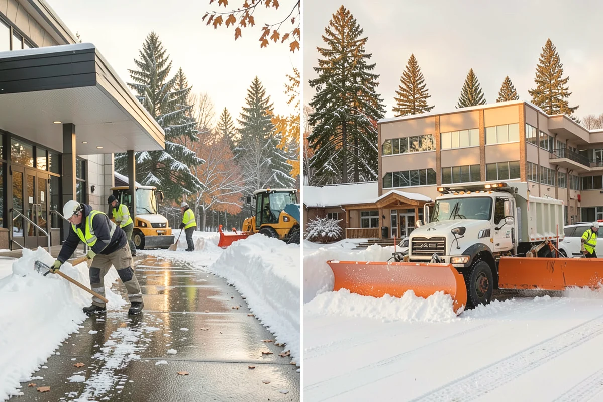 Sidewalk Salting in Monroe, Snohomish County, WA - We confirm temperatures suit salt's melting range