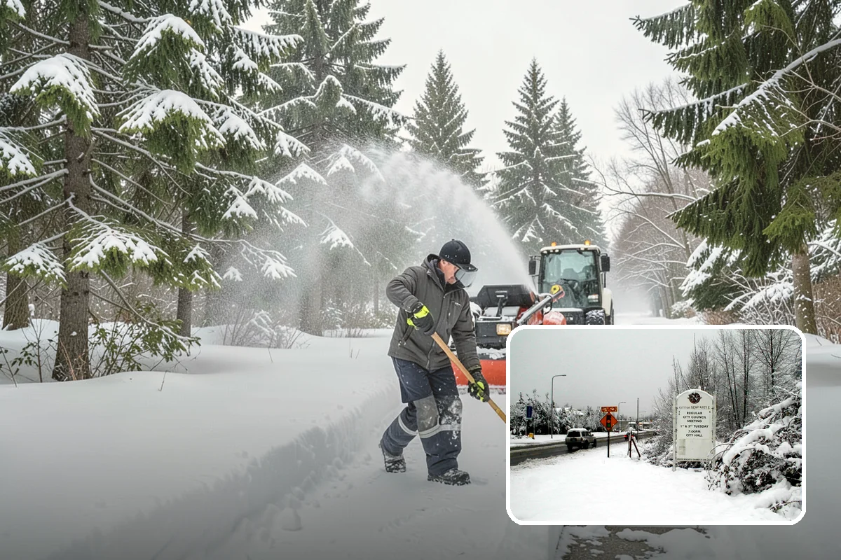 Sidewalk Salting in Newcastle, King County, WA - Effective across typical lowland freeze temperatures