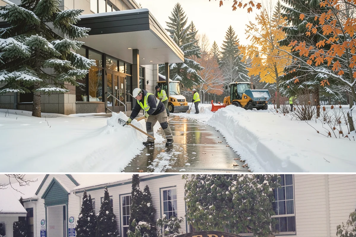 Sidewalk Salting in Pacific, King County, WA - Sidewalk salting runs strongest through the midwinter freeze window.
