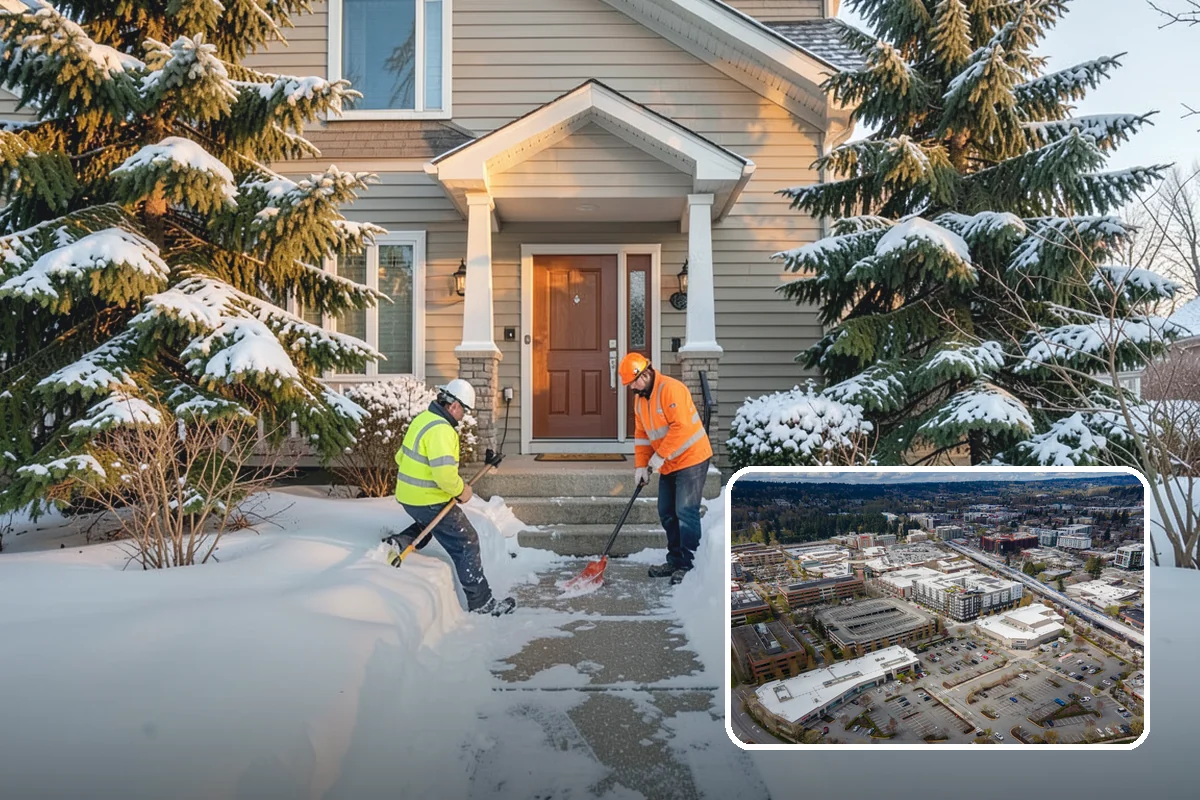 Sidewalk Salting in Redmond, King County, WA - Effective across typical lowland freeze temperatures