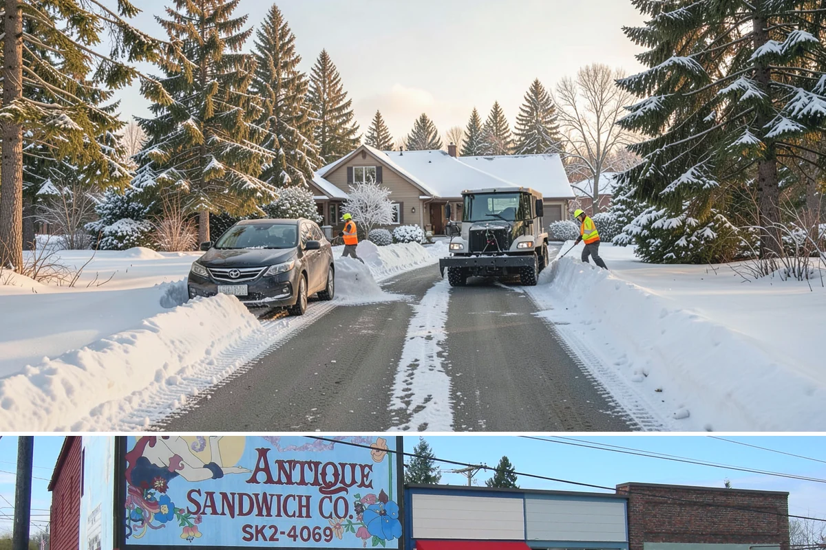 Sidewalk Salting in Ruston, Pierce County, WA - Sidewalk salting runs strongest through the midwinter freeze window.