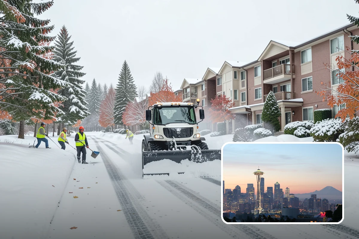 Sidewalk Salting in Seattle, King County, WA - Effective across typical lowland freeze temperatures